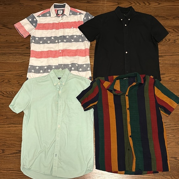 American Eagle Outfitters Other - 4 Short Sleeved Button Down Shirts - Men’s summer shirts